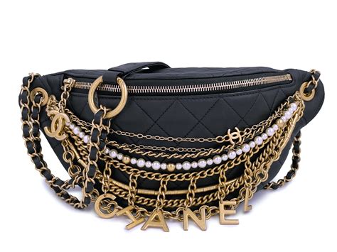 chanel fanny bags|chanel fanny pack with chains.